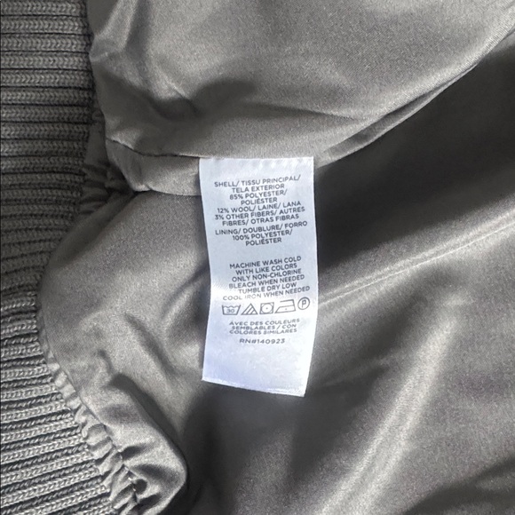 LOFT Gray bomber Jacket - Picture 6 of 6